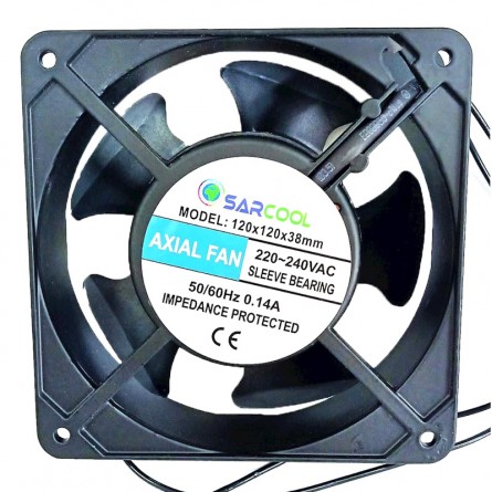 Commercial Cooler AC Axial Square Fan - 18W
