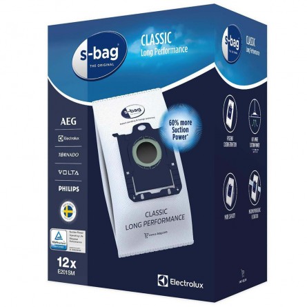 Electrolux Bolsa para polvo S-Bag Mega Pack - E201SM